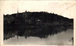 Paisaje de la parte posterior del recto de la carta