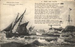 CPA Effect Heavy weather According to the Table Of Henri Fleury Boat
