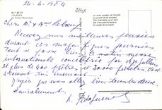 MODERN CARD Lourdes Went Scraped Benedetta