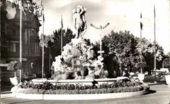 CPSM Montpellier La Fontaine des Trois Graces