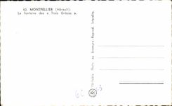 CPSM Montpellier La Fontaine des Trois Graces