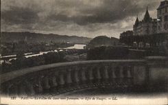 CPA Pau La Vallee du Gave Vers Jurancon Effet de nuages 