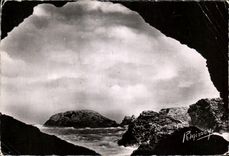 Beautiful CPSM Isle At sea Sauzon the Cave of the Pharmacy