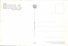 CPSM Roma Basilica di Santa Cecilia Cripta