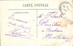 CPA Lourdes the View from above Basilica