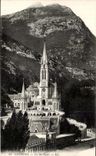 CPA Lourdes the basilica