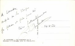 CPA Lourdes the Basilica and the martyrdom strong Castle