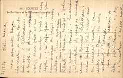 CPA Lourdes the Basilica Front view