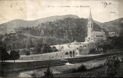 CPA Lourdes the Basilica
