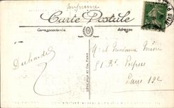 CPA Lourdes the Valley D' Argeles And the Pyrenees