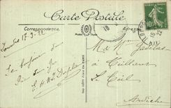 CPA Lourdes the Valley of Argeles and the Chain of the Pyrenees seen Peak of Jer