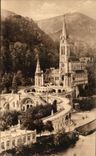 CPA Lourdes the Basilica And Rosary