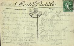 CPA Lourdes the Couronnee Virgin and the Castle Fort