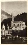 CPA Lourdes the Basilica