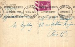 CPA Lourdes the Basilica