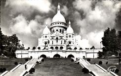 CPA Paris And Its Wonders Basilica of the Sacred Heart and hill of Montmartre