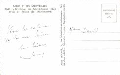 CPA Paris And Its Wonders Basilica of the Sacred Heart and hill of Montmartre