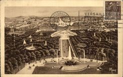CPA Les Petits Tableaux De Versailles Le chateau et les jardins 
