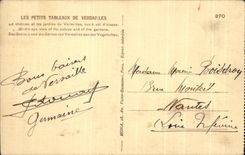 CPA Les Petits Tableaux De Versailles Le chateau et les jardins 