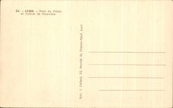 CPA Lyon Bridge of the Palate and hill of Fourviere