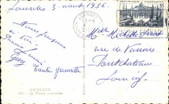 CPA Lourdes the Couronnee Virgin