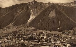 Opinion y Brevent de Blanc del montaje de CPSM Chamonix