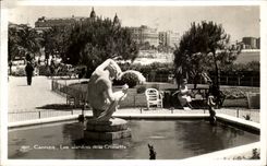 CPA Cannes Gardens Of the Small cross
