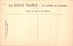 CPA Soft France the Moors De Gascogne Route Of Leon has Cape Breton