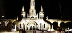 CPA Lourdes the Illuminee Basilica
