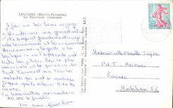 CPA Lourdes the Illuminee Basilica