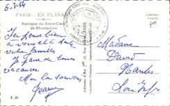 CPA Paris En Flanant Basilique du Sacre Coeur de Montmartre