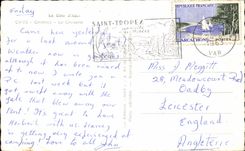 CPA the Dimension Of Cannes Azure the small cross