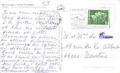 CPSM Lourdes the Breton Martyrdom and the Basilica