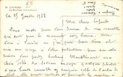 CPA Lourdes the Basilica and the Martyrdom