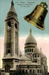 CPA Paris Montmartre Basilique du Sacre Coeur Et La Savoyarde Cloche Montmartre