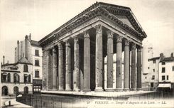 CPA Vienna Temple of Auguste and Livie