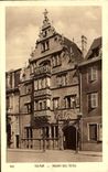 CPA Colmar Maison Des Tetes