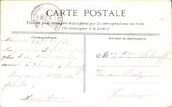 CPA Lourdes first station of the martyrdom