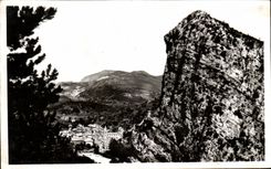 CPA Castellane And Its Rock