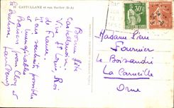 CPA Castellane And Its Rock