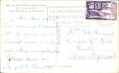 CPA Bourboule the Rock of the Fairies Rocks of Bourboule