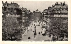 CPA Paris the Avenue of Opera