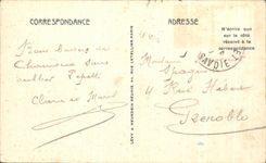 CPA Chamonix la aldea del nos dejaron trabajar Glacler de Bossons de Taconnay