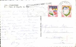 CPSM Chamonix Mont Blanc y Aiguille del sur
