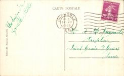 CPA Grenoble View on villa and Moucherotte Seen from Garden of the Dolphins