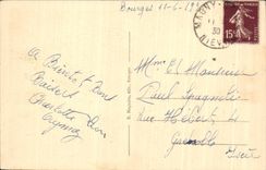 CPA Bourges las puertas de la catedral cinco