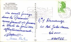 CPMM Lourdes the Couronnee Virgin