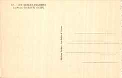 CPA Sables d'Olonne the Lighthouse During the Storm