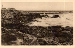 CPA Sables d'Olonne the Large Pier the Martyrdom and Fort St Nicolas