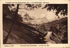 CPA Travel by the Steamers of the Brought together Chargers the Road of the Pyrenees the Peak of Ger